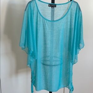 Ladies sheer tunic